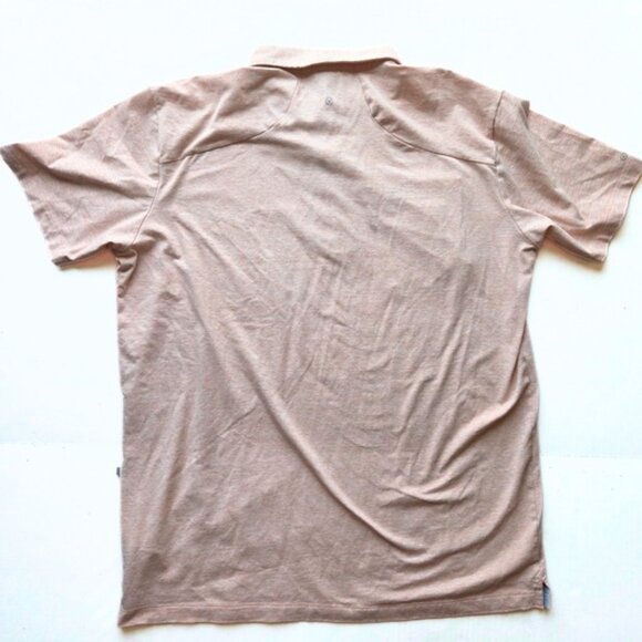 PING Mens Size Large Peach SensorCool Golf Polo - Picture 2 of 6